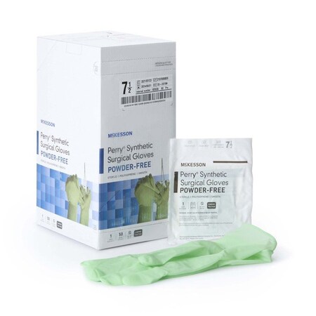 Mckesson Perry Performance Plus, Disposable Gloves, 9 mil Palm, Polyisoprene, Powder-Free, 7.5, 400 PK 20-2075N